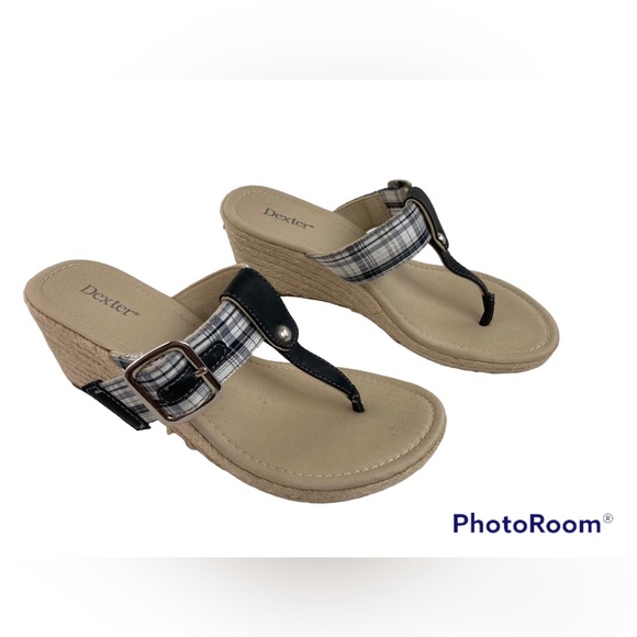 Dexter black & thong espadrilles - Picture 3 of 7